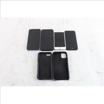 Apple Iphone Lot, 4 Pieces, Sold For Parts