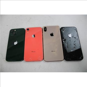 Apple IPhone Lot, 4 Pieces, Sold For Parts
