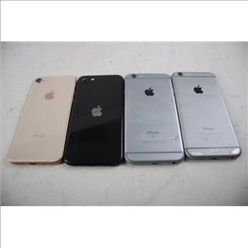 Apple IPhone Lot, 4 Pieces  Sold For Parts