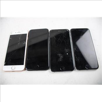 Apple IPhone Lot, 4 Pieces  Sold For Parts