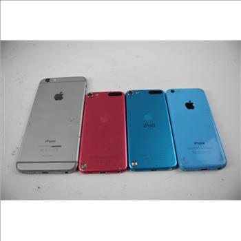 Apple IPhone Lot, 4 Pieces  Sold For Parts