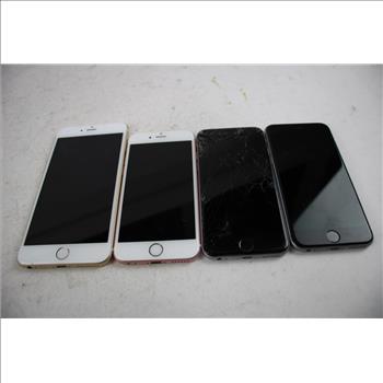 Apple IPhone Lot, 4 Pieces  Sold For Parts
