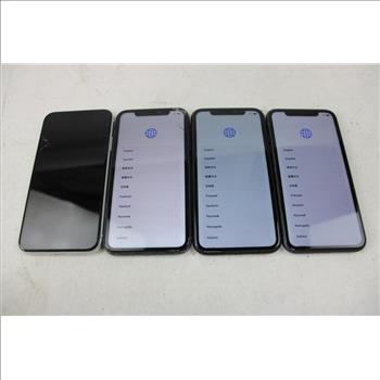 Apple IPhone Lot, 4 Pieces  Sold For Parts