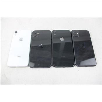Apple IPhone Lot, 4 Pieces  Sold For Parts