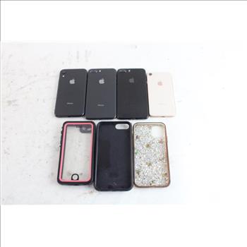 Apple Iphone Lot, 4 Pieces, Sold For Parts