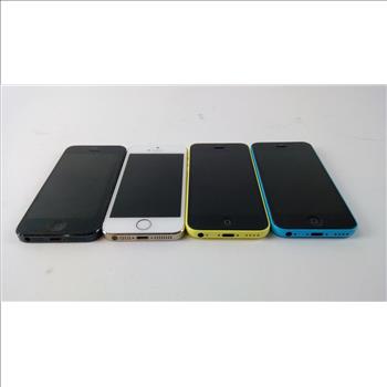 Apple IPhone Lot, 4 Pieces  Sold For Parts