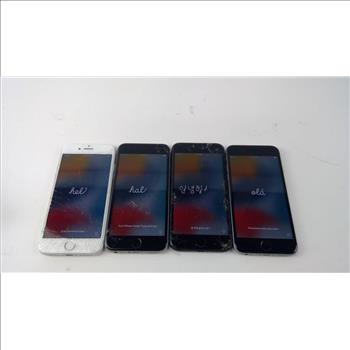 Apple IPhone Lot, 4 Pieces  Sold For Parts