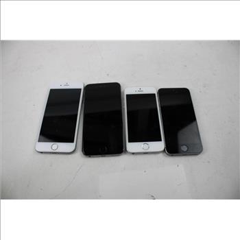 Apple IPhone Lot, 4 Pieces  Sold For Parts
