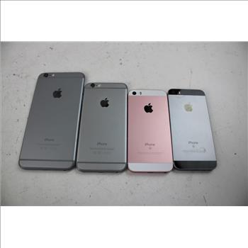 Apple IPhone Lot, 4 Pieces  Sold For Parts