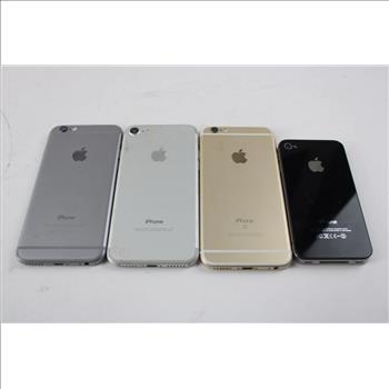 Apple IPhone Lot, 4 Pieces  Sold For Parts