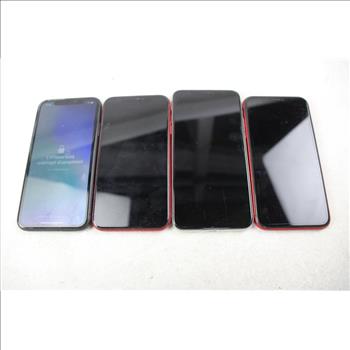 Apple IPhone Lot, 4 Pieces, Sold For Parts