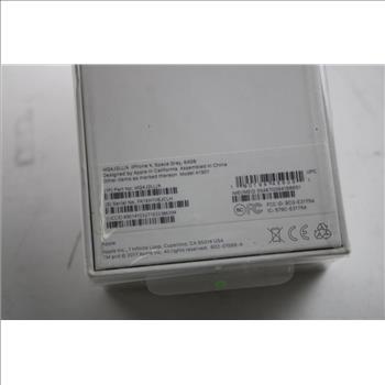 Apple IPhone X, Space Grey, 64 GB - NEW