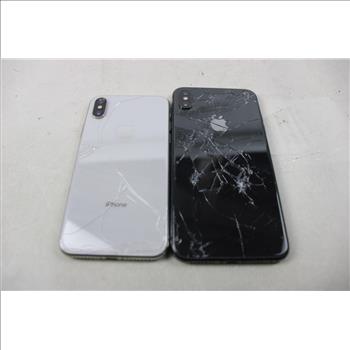 Apple IPhone X, Xmax  Lot, 2 Pieces  Sold For Parts