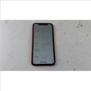 Apple IPhone XR, Activation Locked, Sold For Parts