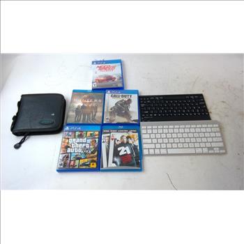 Apple Keyboard, PS4 Games And More, 10+ Pieces