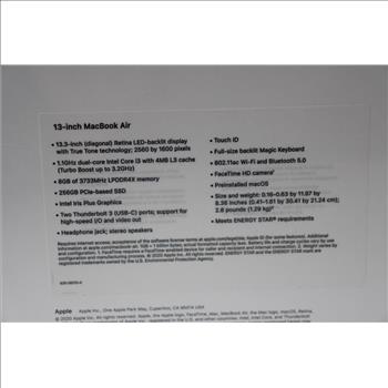Apple Macbook Air Gold 13 Inch, New