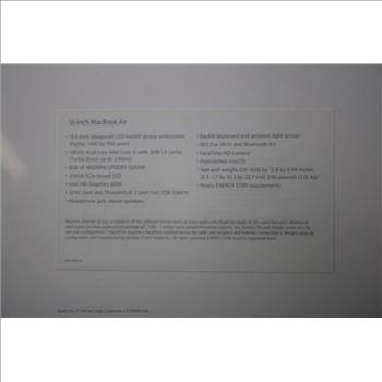 Apple Macbook Air, New Sealed In Box