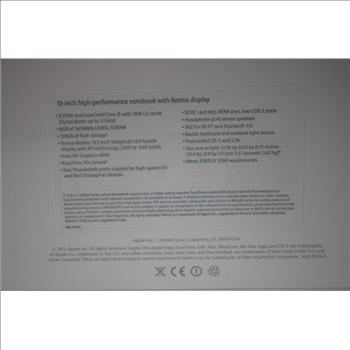 Apple Macbook Pro, New Sealed In Box