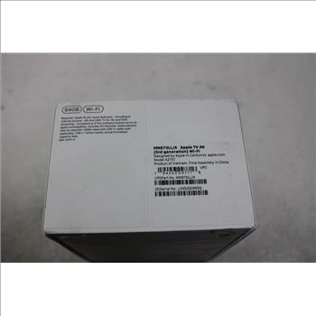 Apple TV 4K (3rd Gen), 64 GB, Wi-Fi Streaming Box - NEW IN SEALED BOX