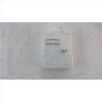 Apple USB-C Power Adapter And USB-C Lightning Cable