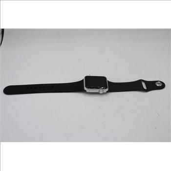 Apple Watch (1st Gen) (GPS), 38mm Aluminum Case, Black Sports Band - Sold For Parts