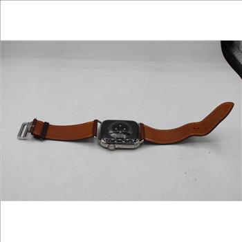 Apple Watch Hermes Series 7 (GPS + LTE), 45mm Stainless Steel Case,- Locked To Owner - SOLD FOR PARTS ONLY