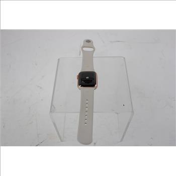 Apple Watch SE (GPS + LTE), 40mm Aluminum Case, Beige Sports Band (Size S/M) - Locked To Owner - SOLD FOR PARTS ONLY