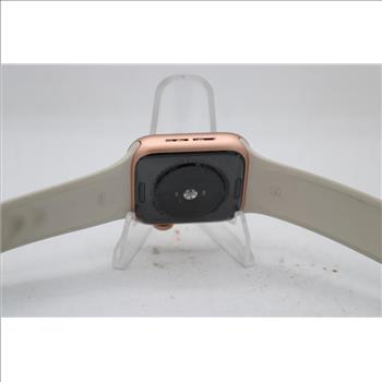 Apple Watch SE Series 40 (GPS), 40mm Aluminum Case, White Sports Band (M/L) - Locked To Owner - SOLD FOR PARTS ONLY