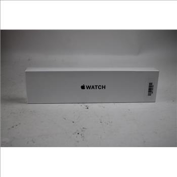 Apple Watch SE Space Gray Aluminum Midnight Case Sport Band 44mm