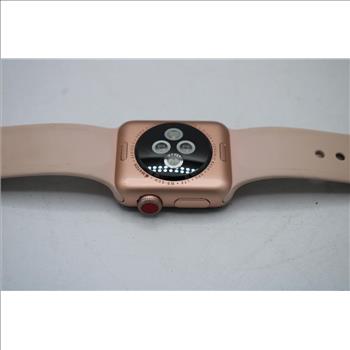 Apple Watch Series 3 (GPS/LTE), 38mm Aluminum Case, Band (S/M) - Locked To Owner  - SOLD FOR PARTS ONLY