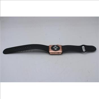 Apple Watch Series 3 (GPS+LTE), 38mm Aluminum Case, Black Sports Band (M/L) - Locked To Owner - SOLD FOR PARTS ONLY