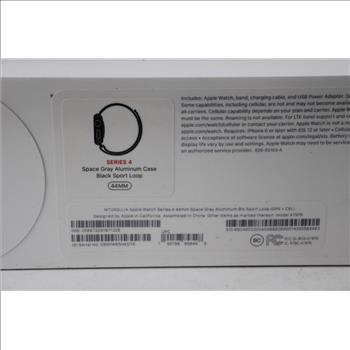 Apple Watch, Series 4, Space Gray Aluminum Case, 44mm