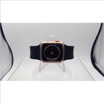 Apple Watch Series 5 (LTE + GPS), 44mm Aluminum Case, Black Sports Band (Size S/M) - Activation Locked - SOLD FOR PARTS ONLY