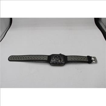 Apple Watch Series 6 (GPS + LTE), 44mm Stainless Steel Case, Band (9