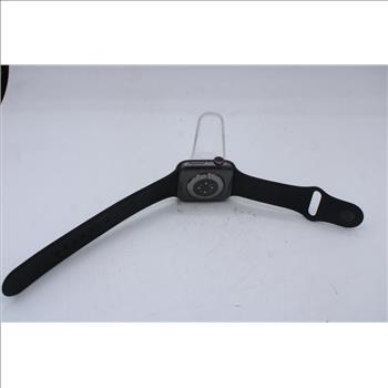 Apple Watch Series 6 (GPS+LTE), 44mm Aluminum Case, Black Sports Band (M/L)