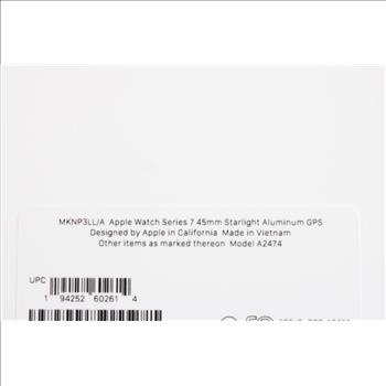 Apple Watch Series 7 45mm Starlight Aluminum GPS Case