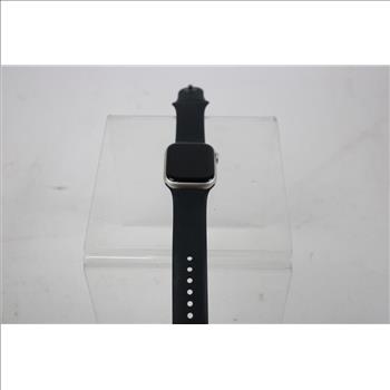 Apple Watch Series 7 (GPS), 41mm Aluminum Case, Space Gray Sports Band (Size M/L) - Locked To Owner  - SOLD FOR PARTS ONLY