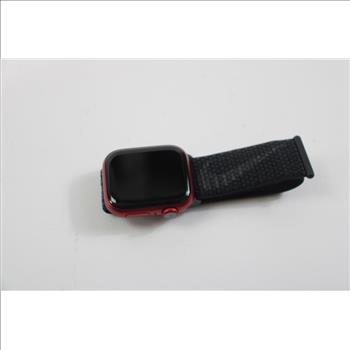 Apple Watch Series 7 (GPS), 41mm Aluminum Case, Velcro Nike Sports Loop Band - Locked To Owner - SOLD FOR PARTS ONLY