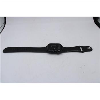 Apple Watch Series 7 (GPS&LTE), 45mm Aluminum Case, Black Sports Band (M/L)