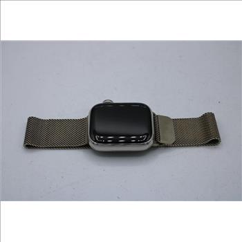 Apple Watch Series 8 (GPS + LTE), 41mm Stainless Steel Case, Band (Ajustable) - Locked To Owner -  SOLD FOR PARTS ONLY