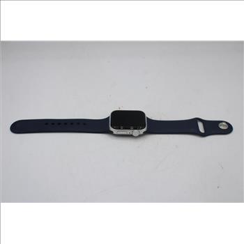 Apple Watch Series SE (GPS), 40mm Aluminum Case, Blue Sports Band