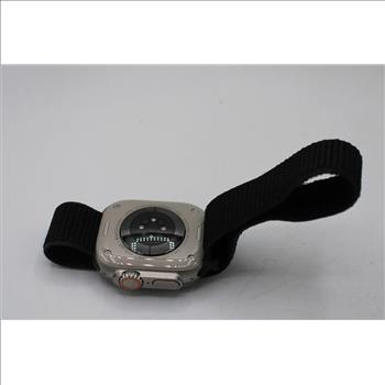 Apple Watch Ultra 2 (GPS + LTE), 49mm Titanium Case, Black Sport Loop Band - Locked To Owner - SOLD FOR PARTS ONLY