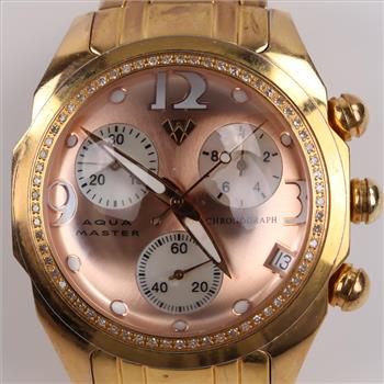 Aqua Master Diamond Bezel Watch
