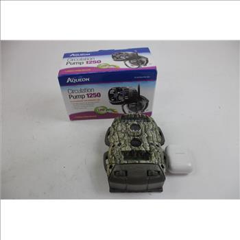 Aqueon Circulation Pump 1250, Wildgame Innovations K8i37D Scouting Camera, AirPods 2, And More, 4 Pieces