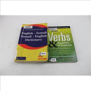 Arabic-English, Persian-English, Somali-English Dictionaries, And More, 5 Pieces