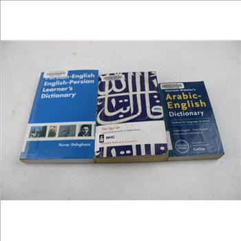 Arabic-English, Persian-English, Somali-English Dictionaries, And More, 5 Pieces