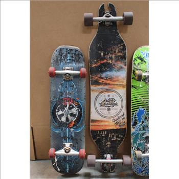 Arbor, Kryptonics, Roller Derby+ More Assorted Skateboards 4 Pieces