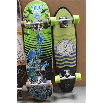 Arbor, Kryptonics, Roller Derby+ More Assorted Skateboards 4 Pieces