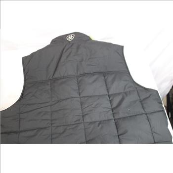 Ariat Puffer Vest, XL, Black