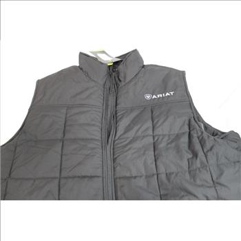 Ariat Puffer Vest, XL, Black